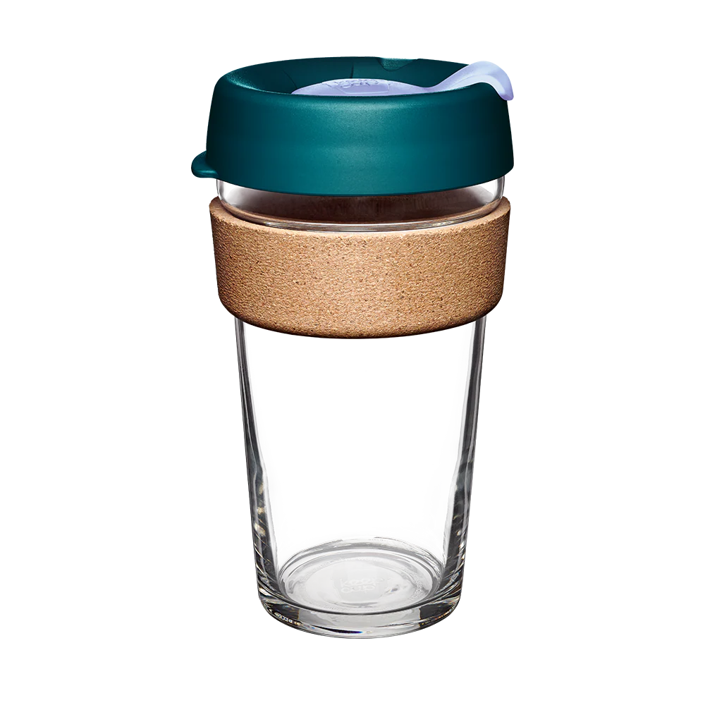 Brew Cork Glass Cup - 16oz | Eventide