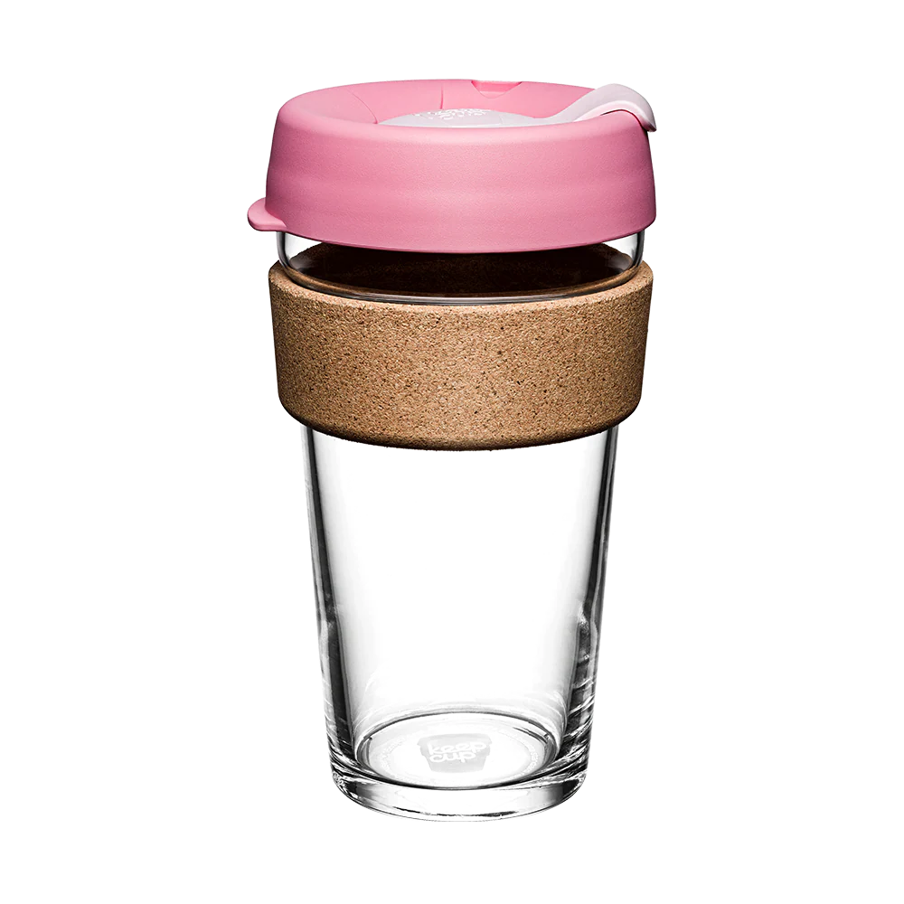 Brew Cork Glass Cup - 16oz | Saskatoon