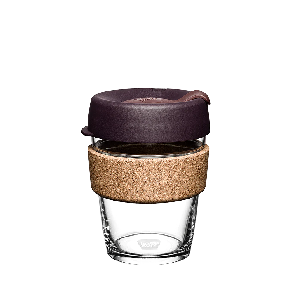 Brew Cork Glass Cup - 12oz | Alder