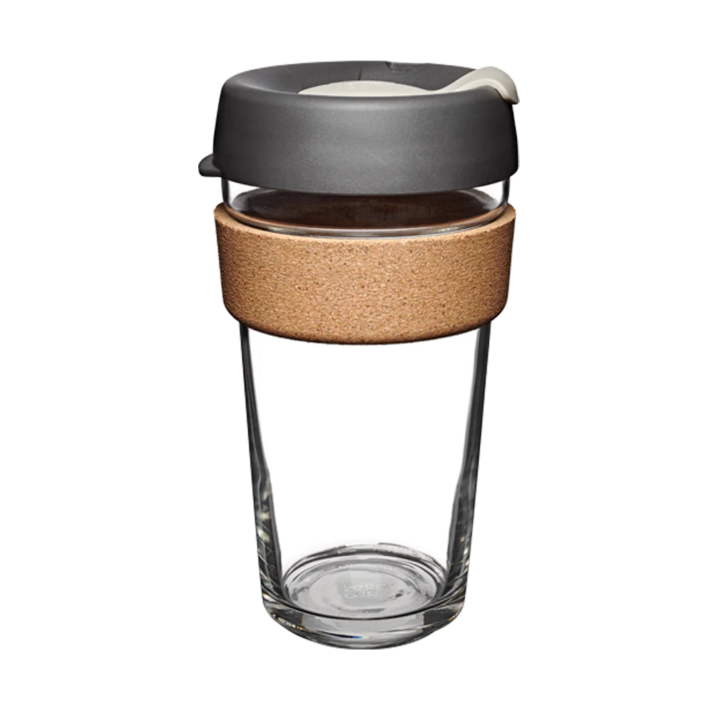 Brew Cork Glass Cup - 16oz | Press