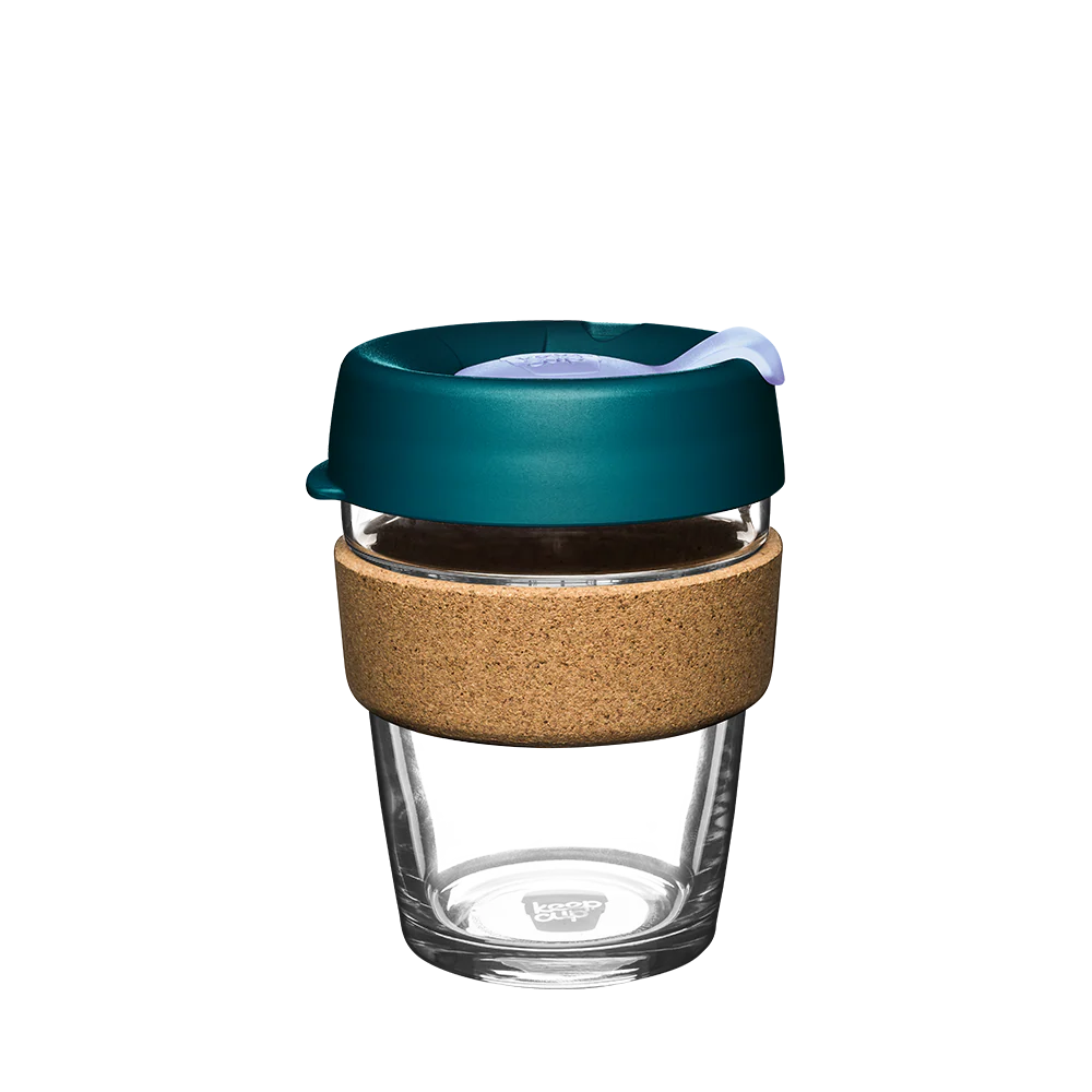 Brew Cork Glass Cup - 12oz | Eventide