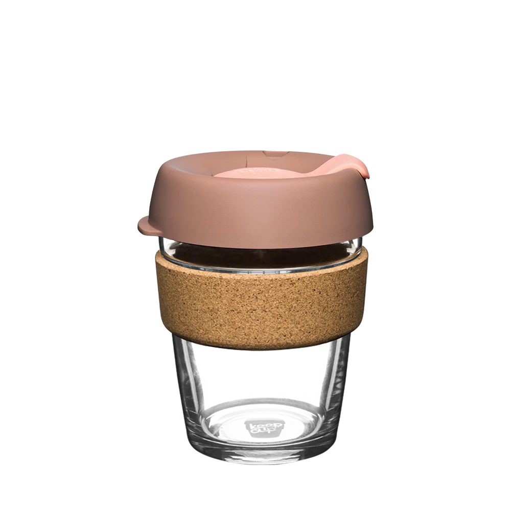 Brew Cork Glass Cup - 12oz | Frappe