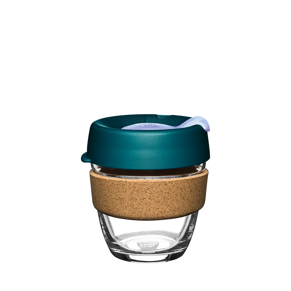 Brew Cork Glass Cup - 8oz | Eventide