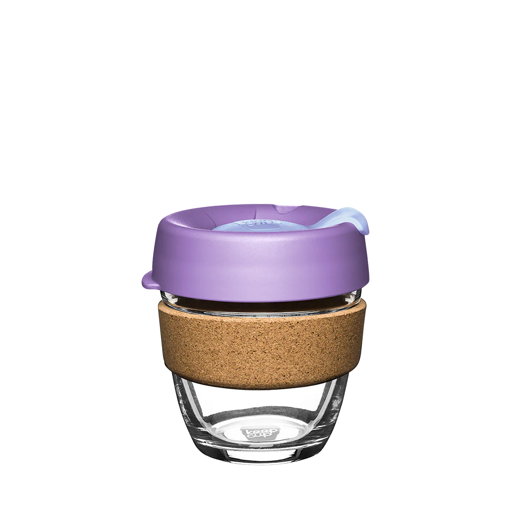 Brew Cork Glass Cup - 8oz | Moonlight