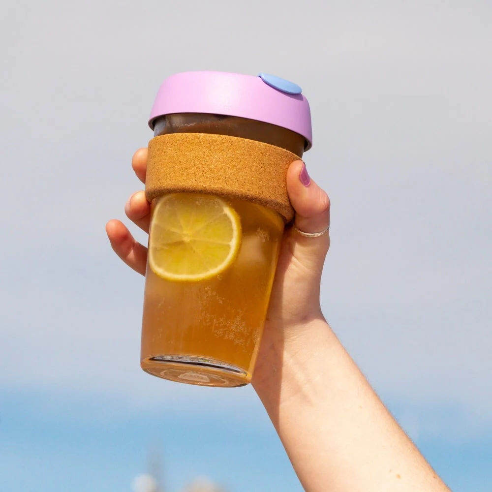 Brew Cork Glass Cup - 16oz | Moonlight - Image 2
