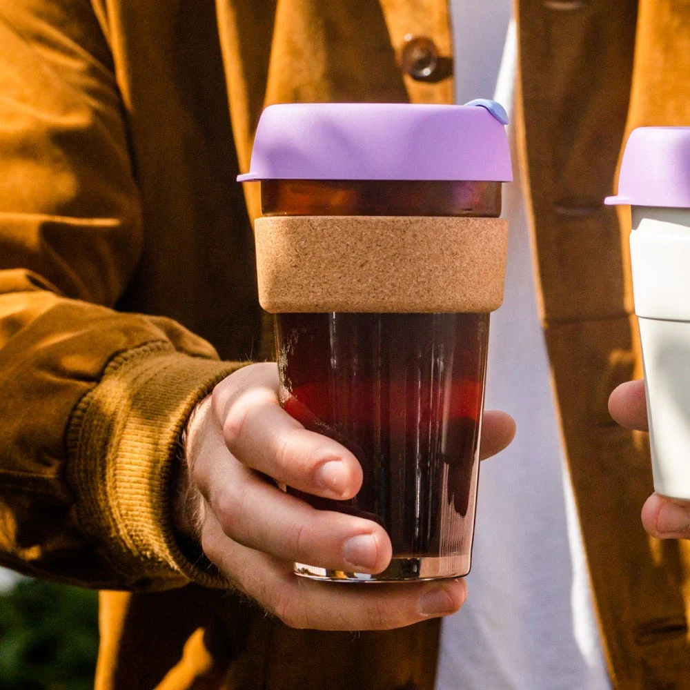 Brew Cork Glass Cup - 16oz | Moonlight - Image 5