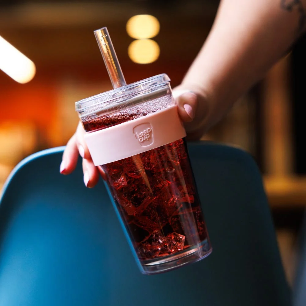 Cold Cup Longplay Boba - 16oz | Pashmak Pink - Image 6