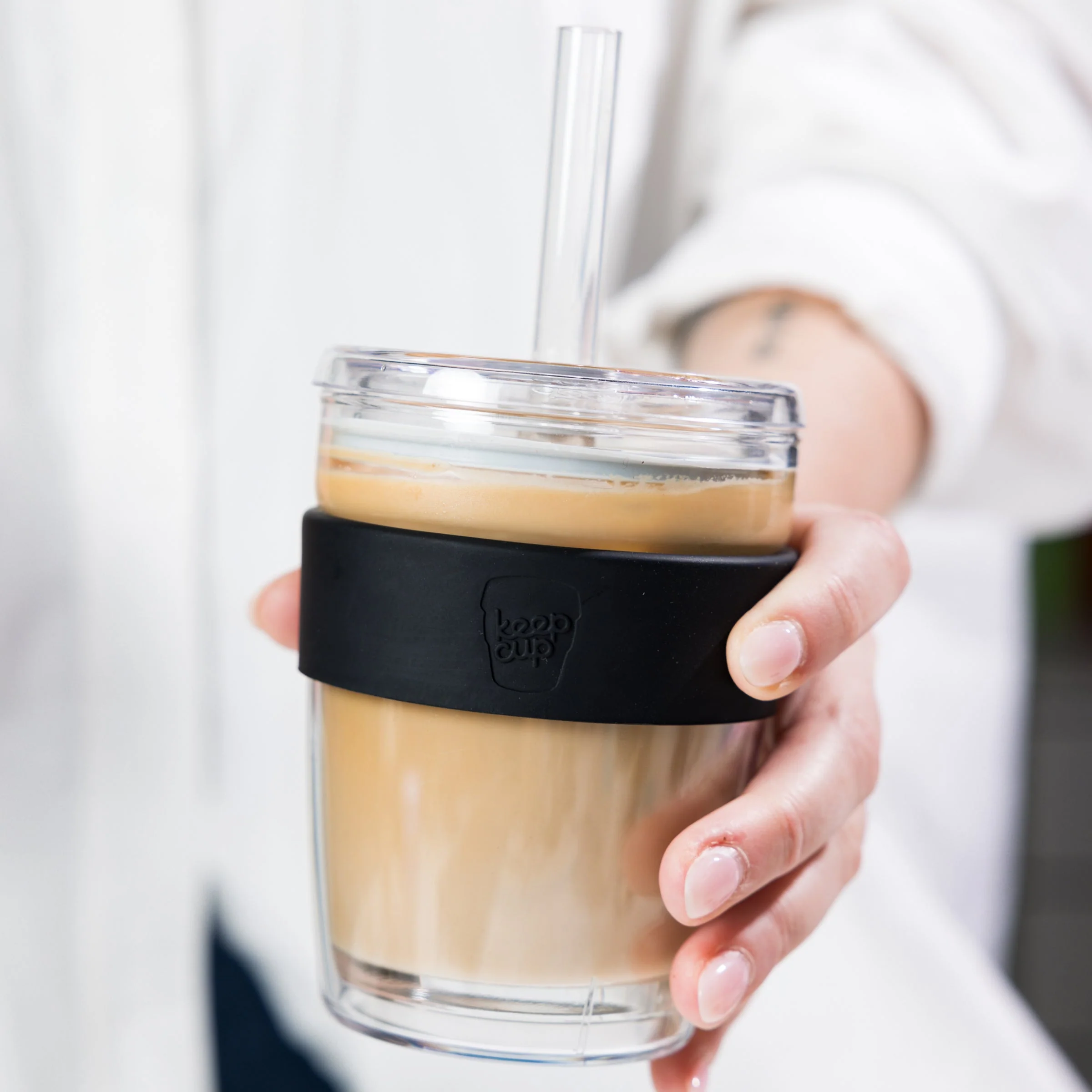 Cold Cup Longplay Boba - 12oz | Black - Image 2