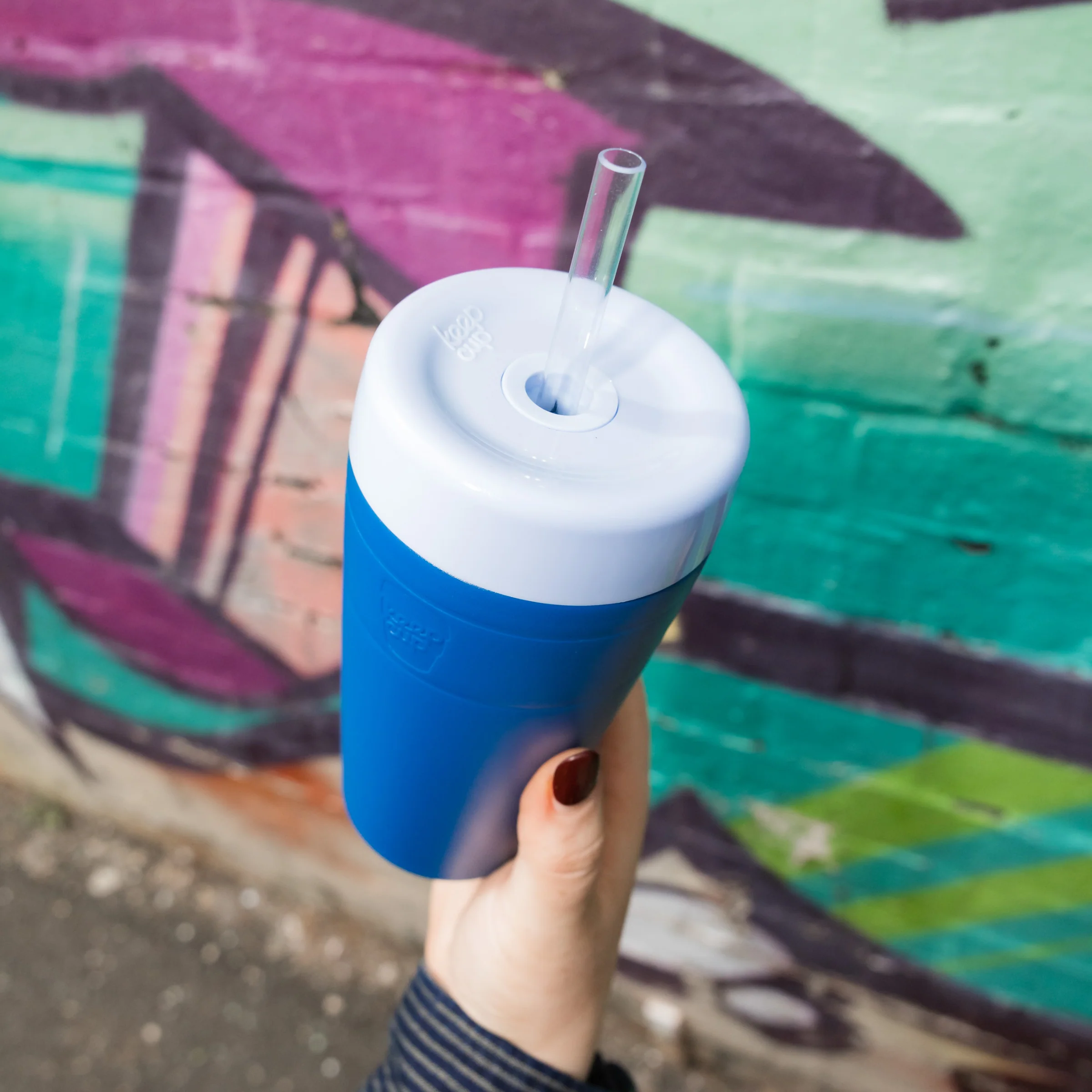Commuter Cold Cup - 16oz | Cobalt - Image 4