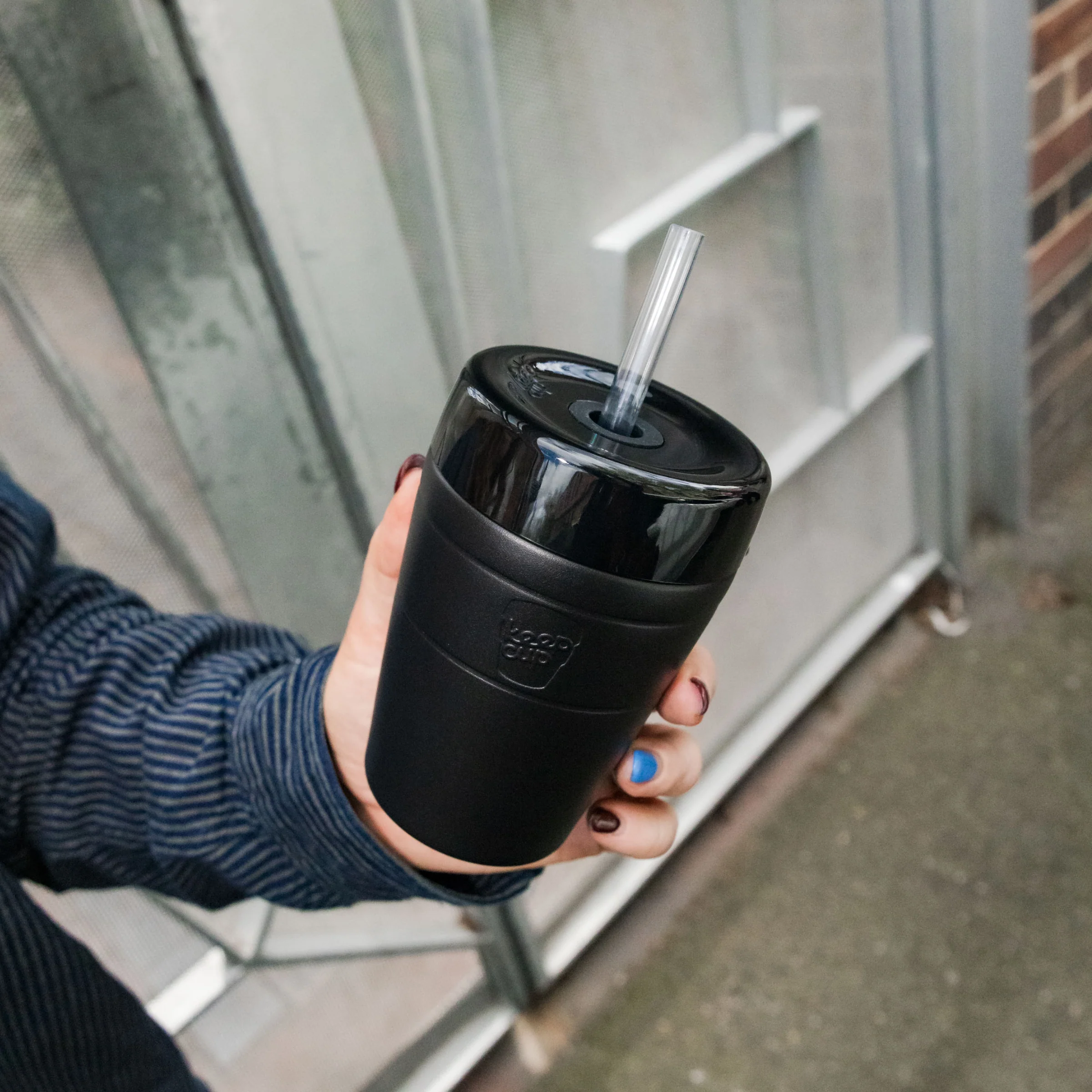 Commuter Cold Cup - 12oz | Black - Image 2