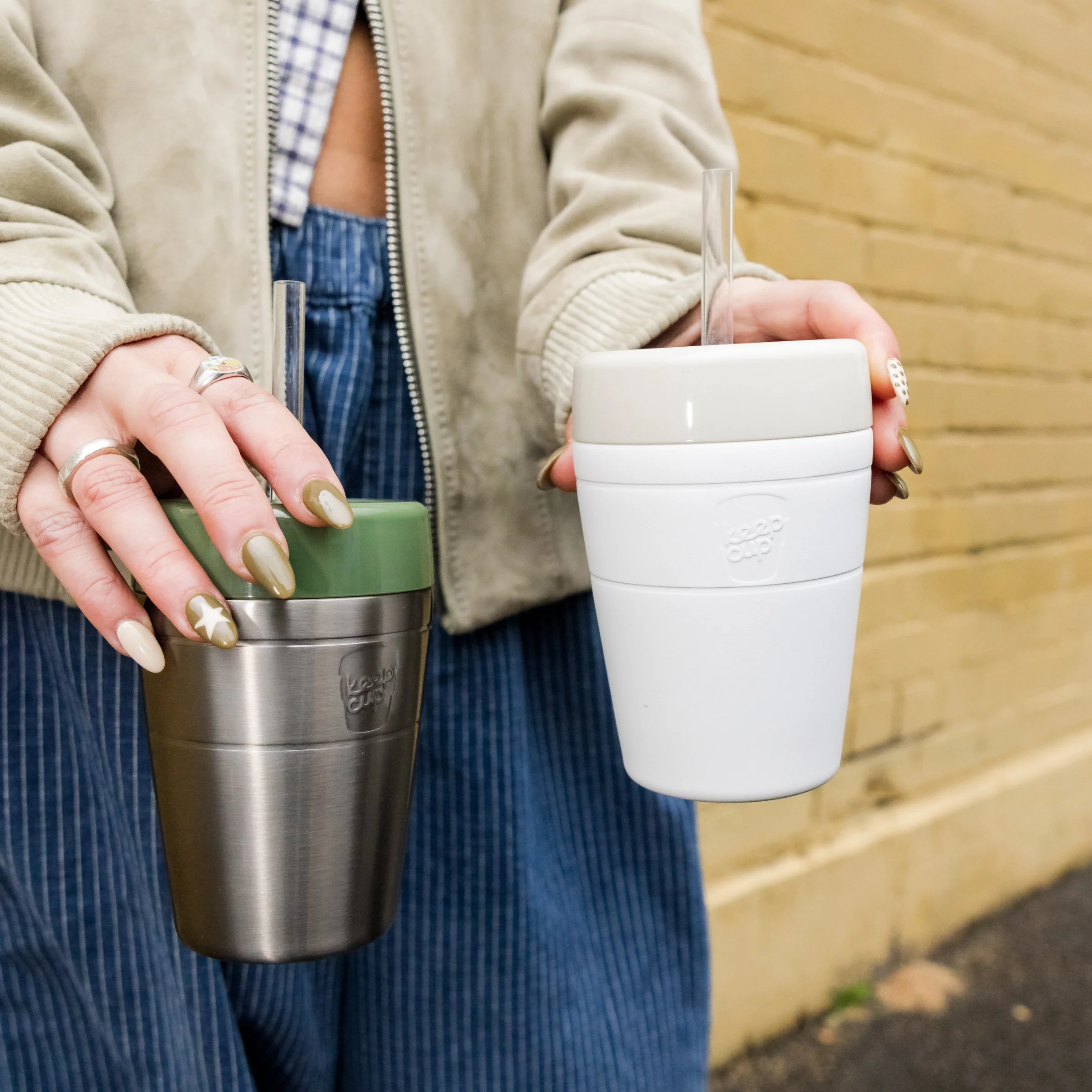 Commuter Cold Cup - 12oz | Bone White - Image 2