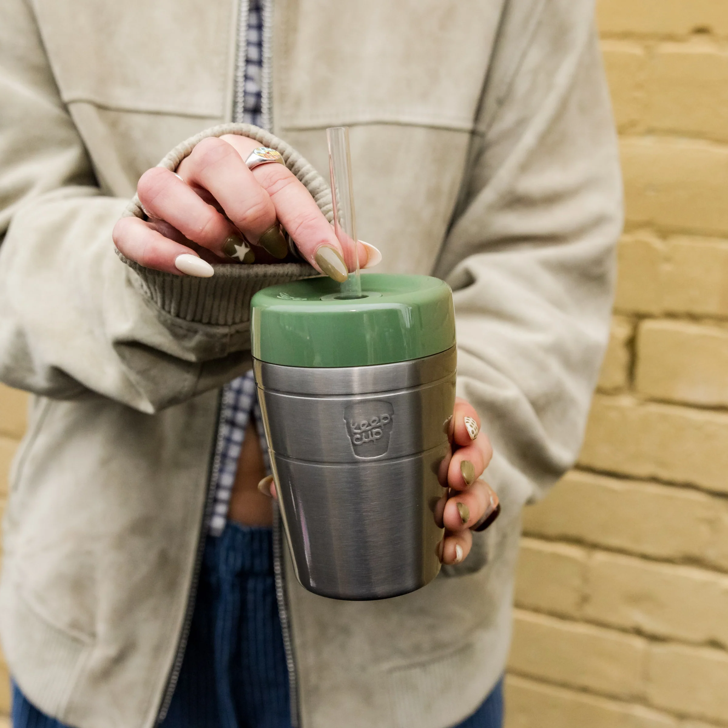 Commuter Cold Cup - 12oz | Pine - Image 2