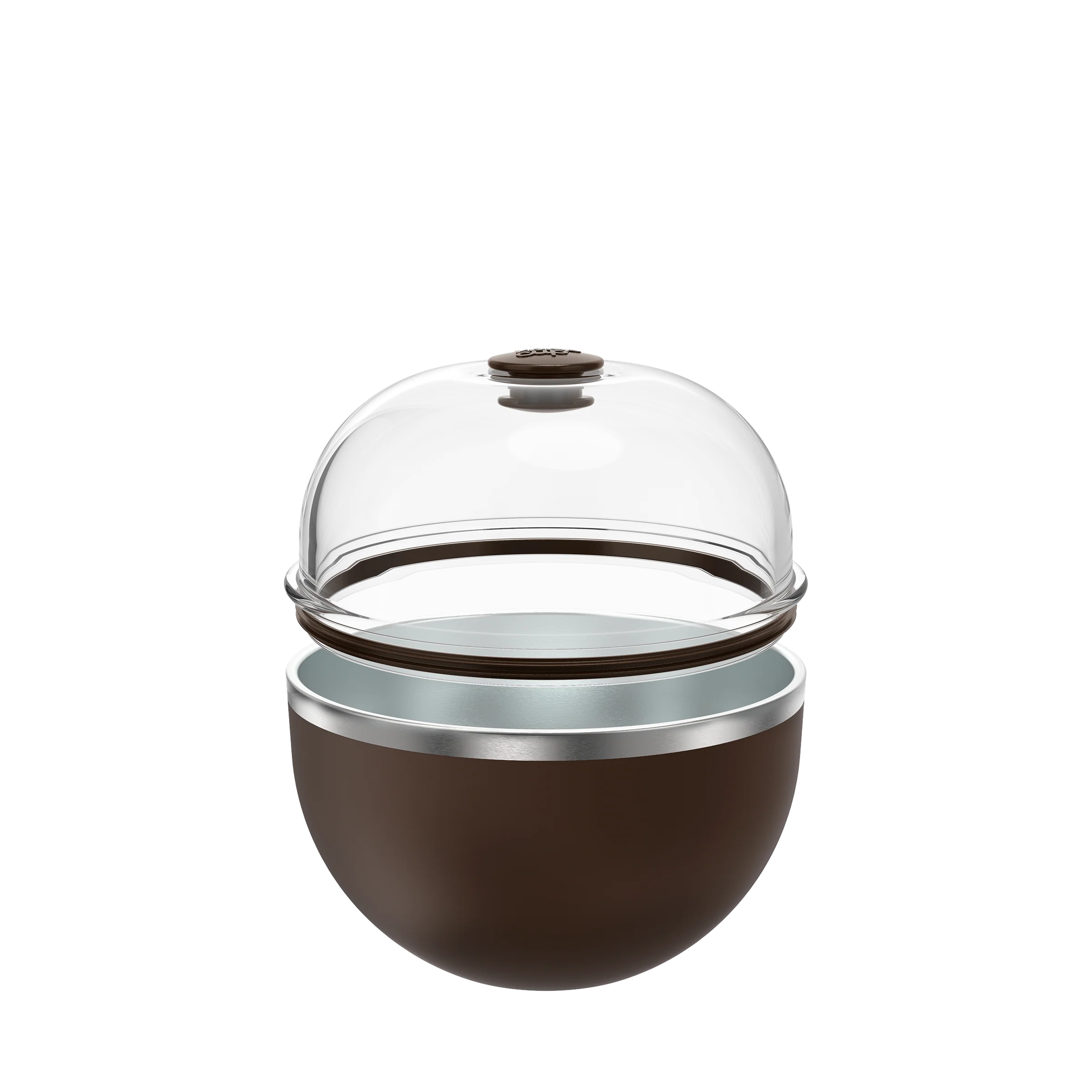 Go Bowl Luxe - Dome Lid | Chocolate - Image 3