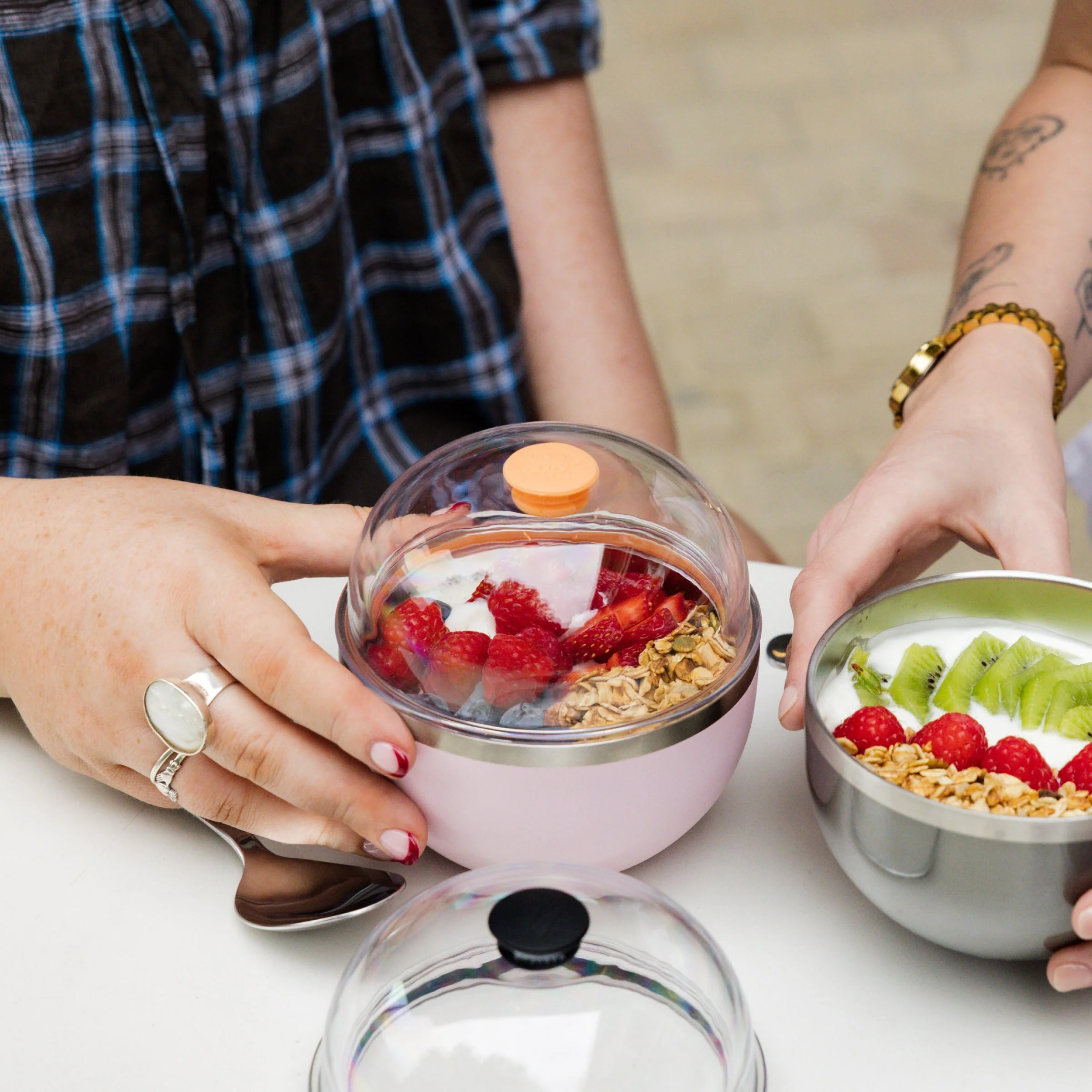Go Bowl Luxe - Dome Lid | Pashmak Pink - Image 6