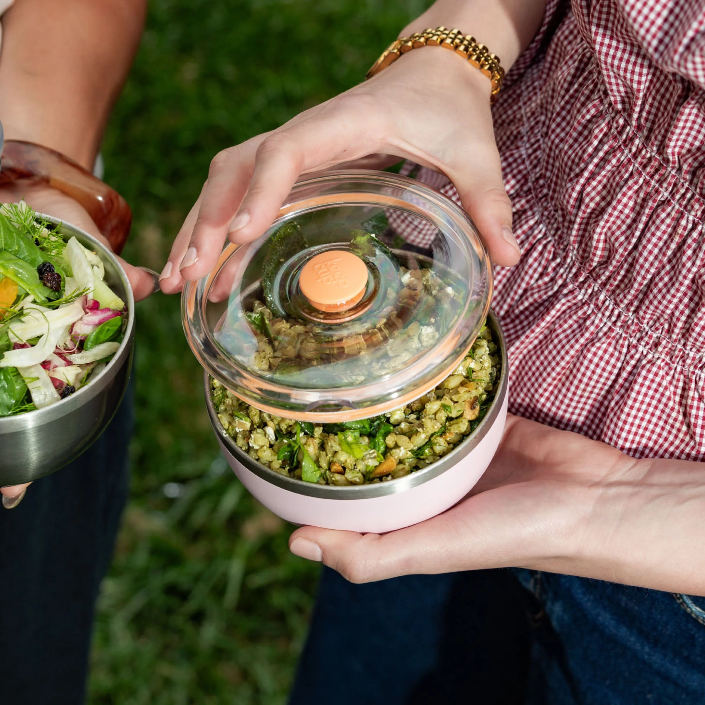 Go Bowl Luxe - Flat Lid | Pashmak Pink - Image 3