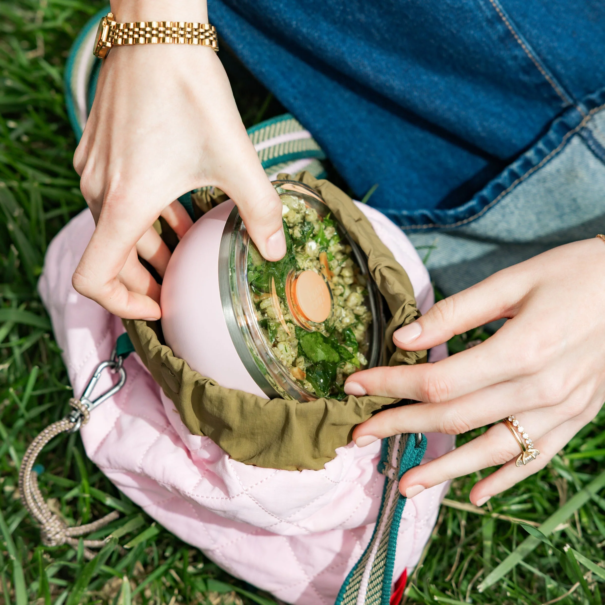Go Bowl Luxe - Flat Lid | Pashmak Pink - Image 5