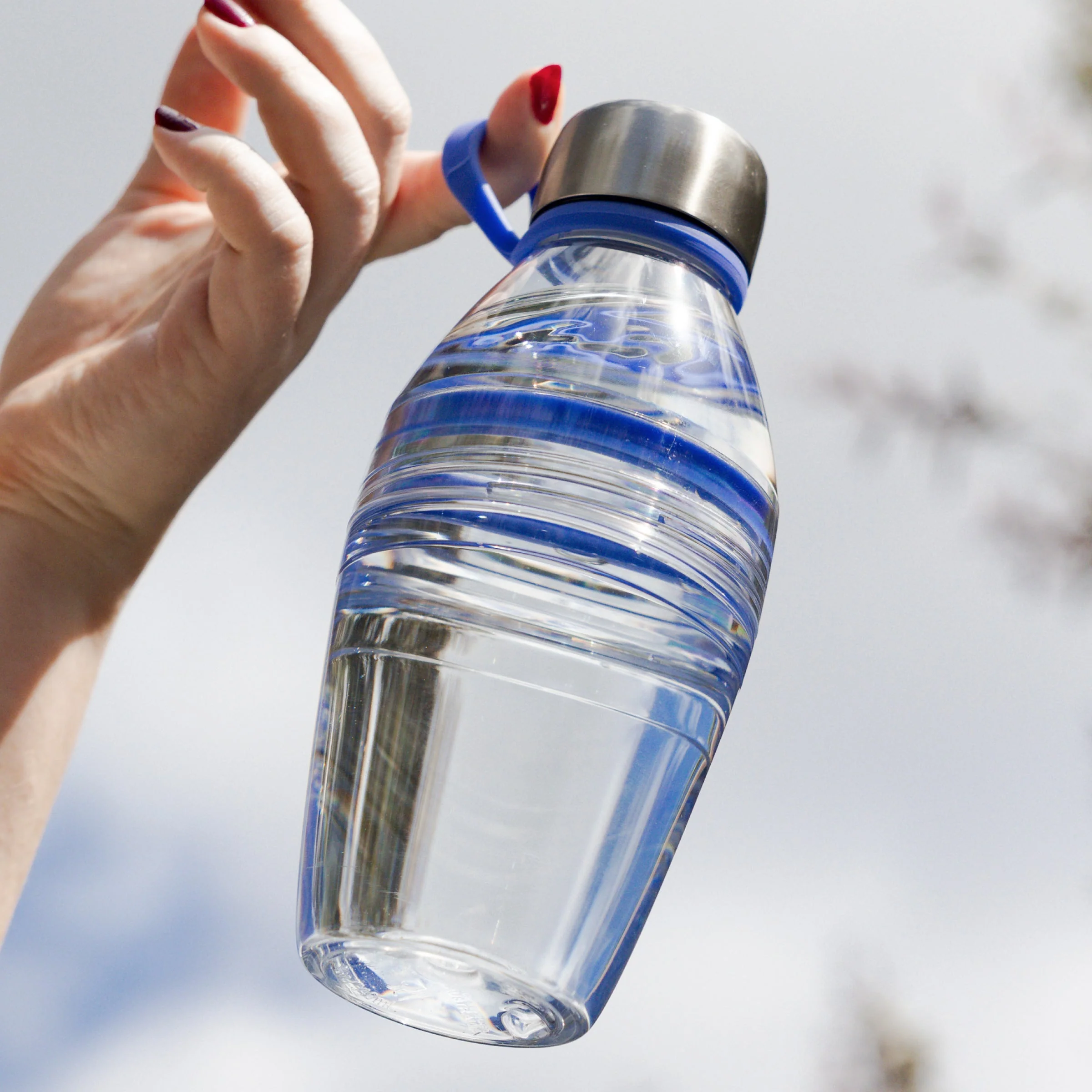 Helix Light Water Bottle - 530ml | Indigo - Image 2