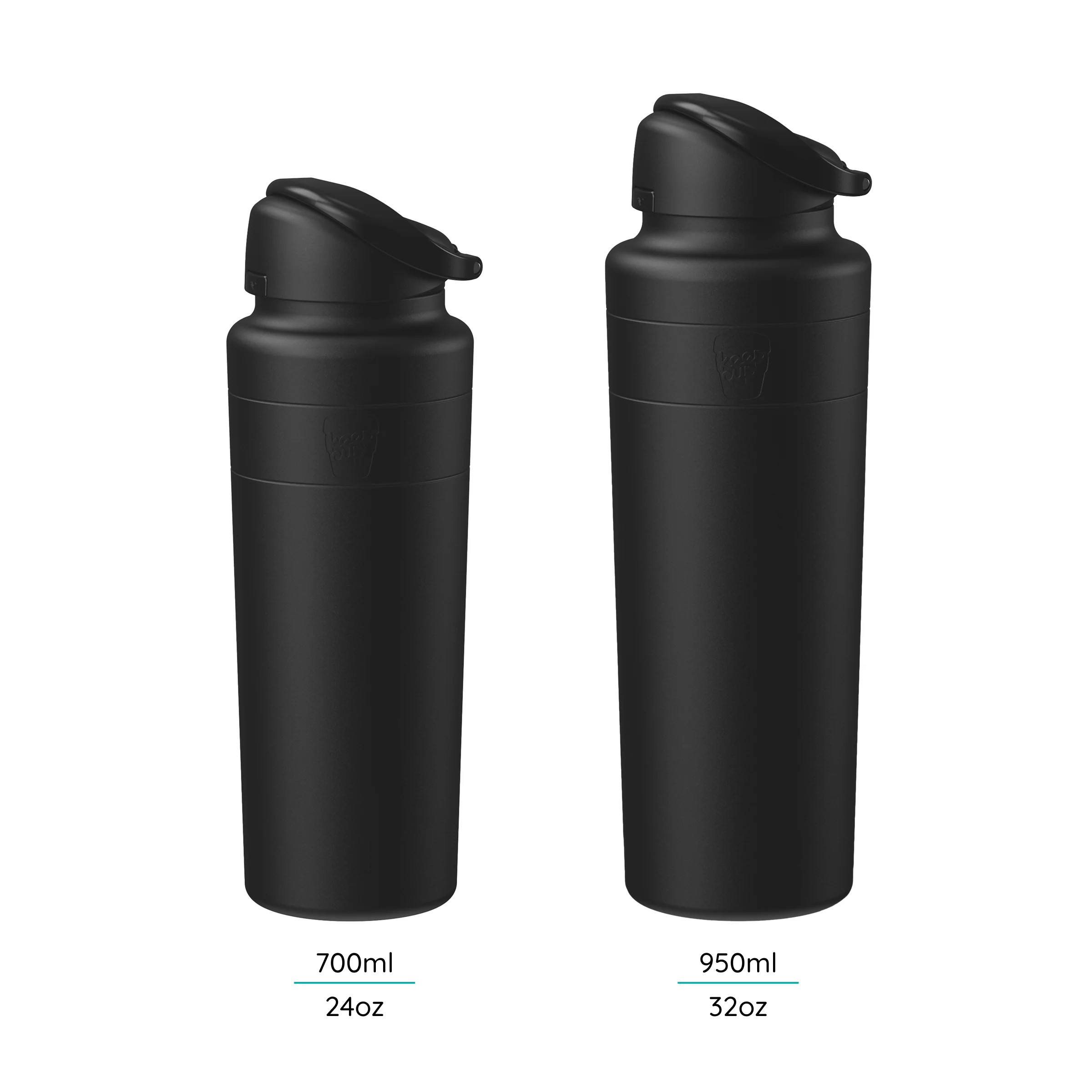 Ora Insulated Water Bottle - 950ml | Black - Image 8