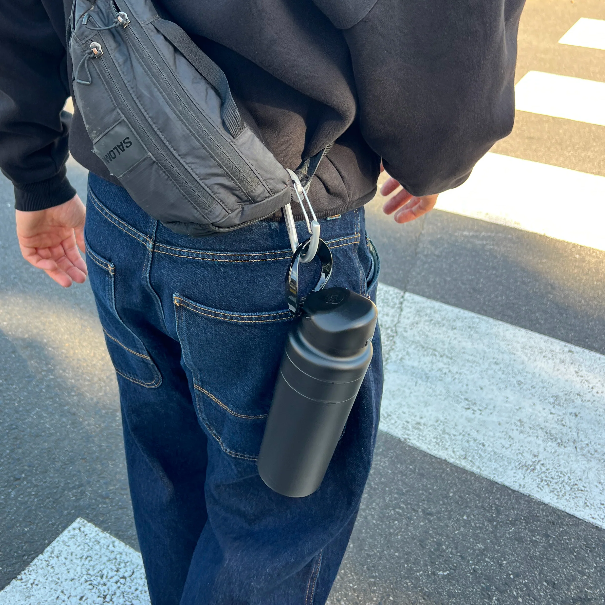Ora Insulated Water Bottle - 950ml | Black - Image 9