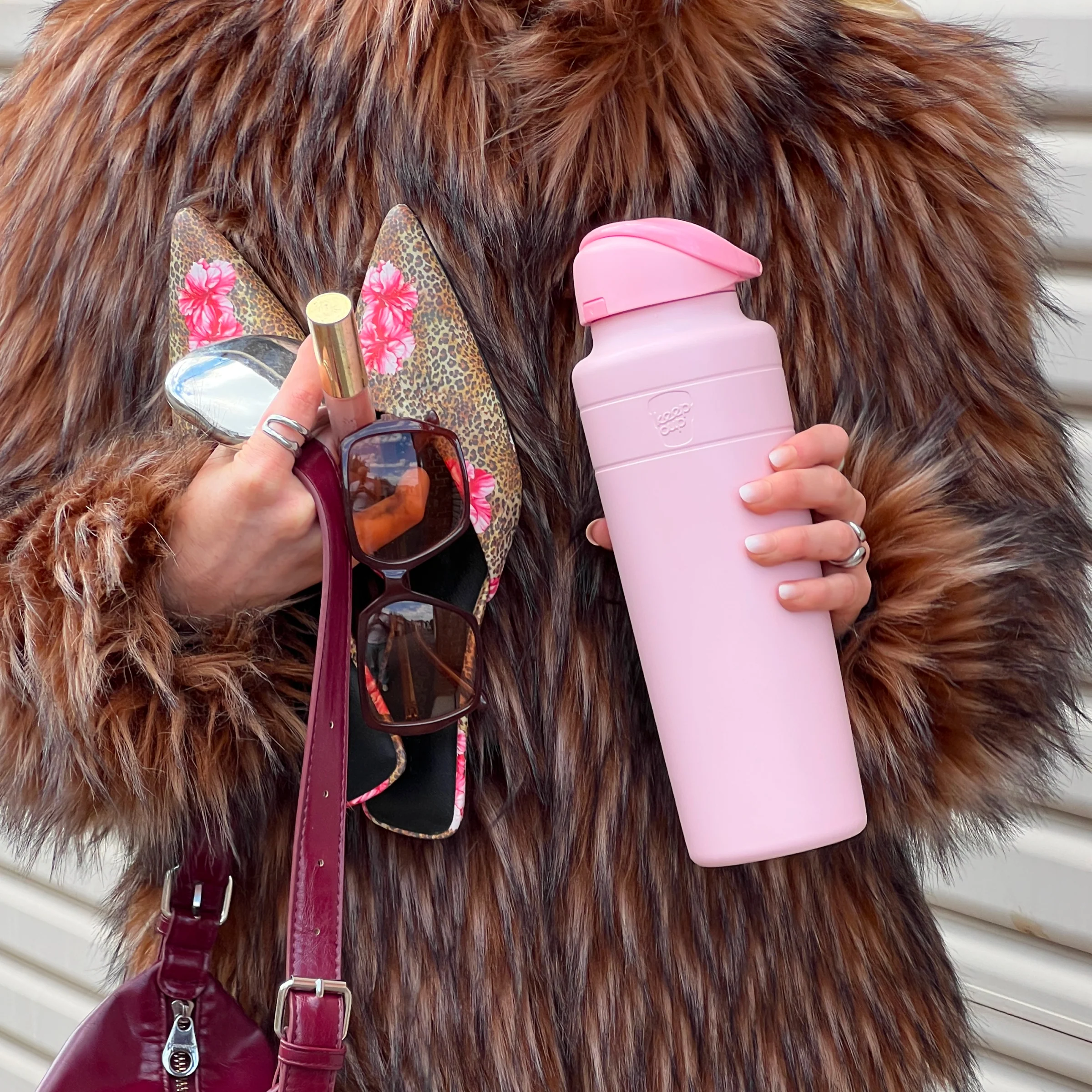 Ora Insulated Water Bottle - 700ml | Pashmak Pink - Image 7