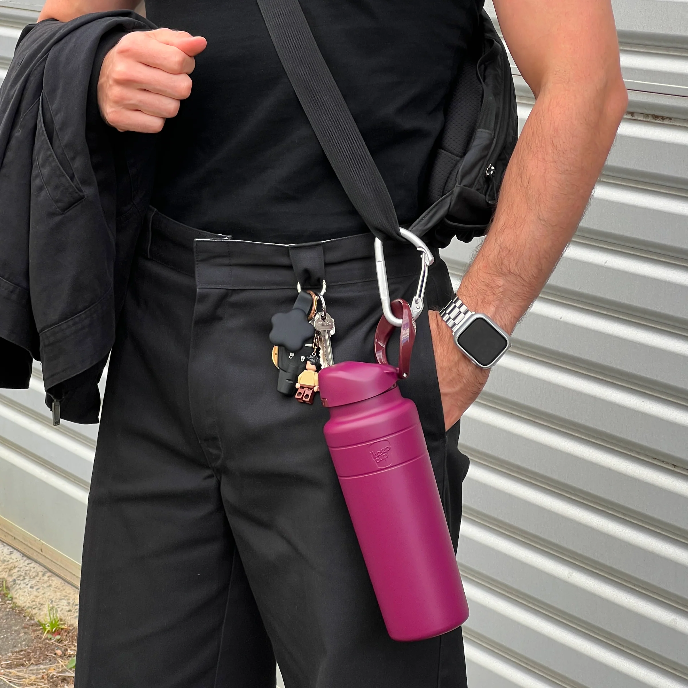 Ora Insulated Water Bottle - 700ml | Mulberry - Image 7